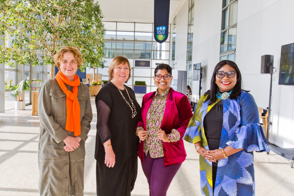 UCD graduates and guest speakers at Women in Leadership 2022